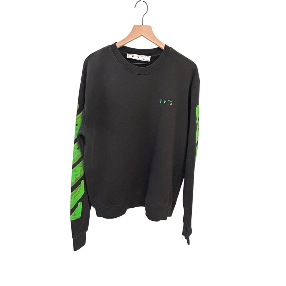 Virgil Abloh Off-White ICA Vintage Arrow Slim Sweatshirt Xl Authentic